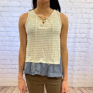 Nautical Style Beachy Tank Top